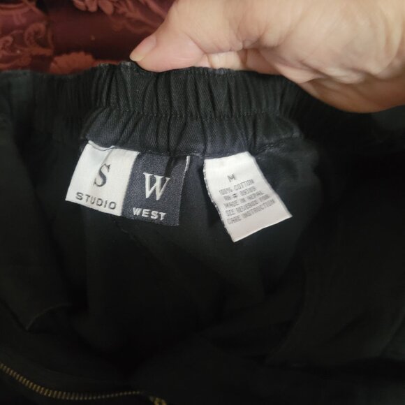 SW Studio West Women's Size Med Embroidered Pants - Picture 4 of 6